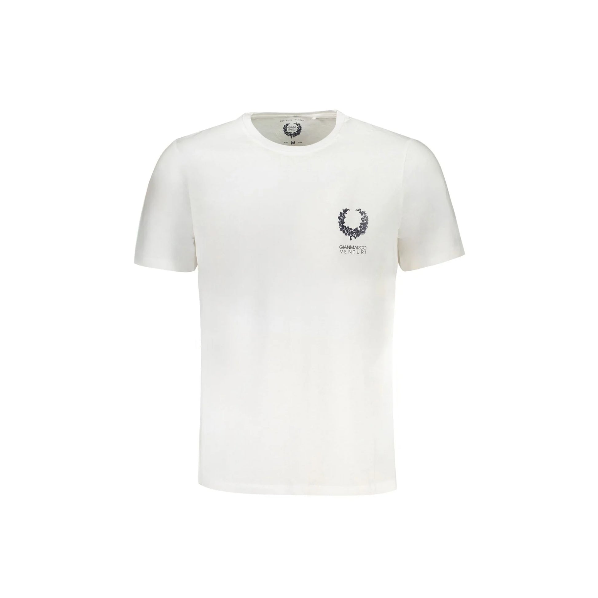 Gian Marco Venturi T-Shirt Maniche Corte Uomo Bianca Stampa Bianco - foto prodotto