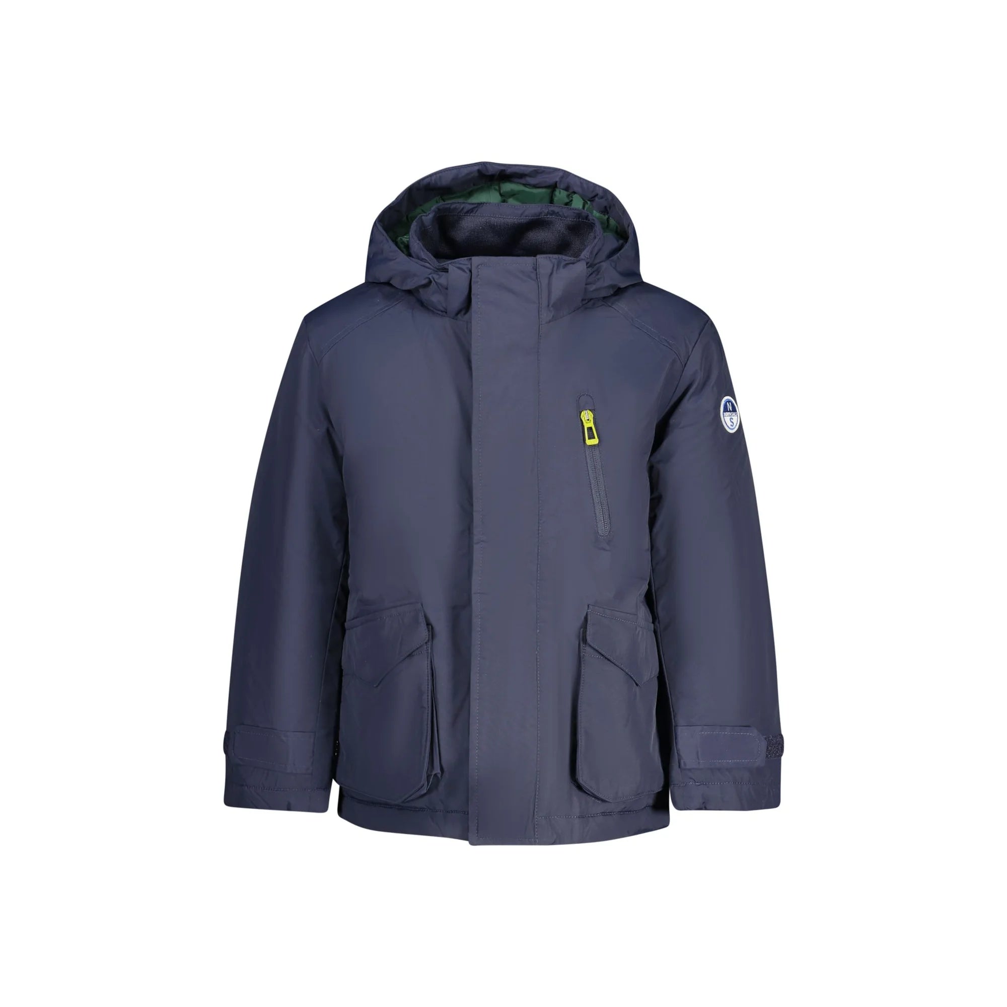 North Sails Giubbotto Maniche Lunghe Unisex Blu Cappuccio Removibile Giubbotti e Giacche - foto prodotto