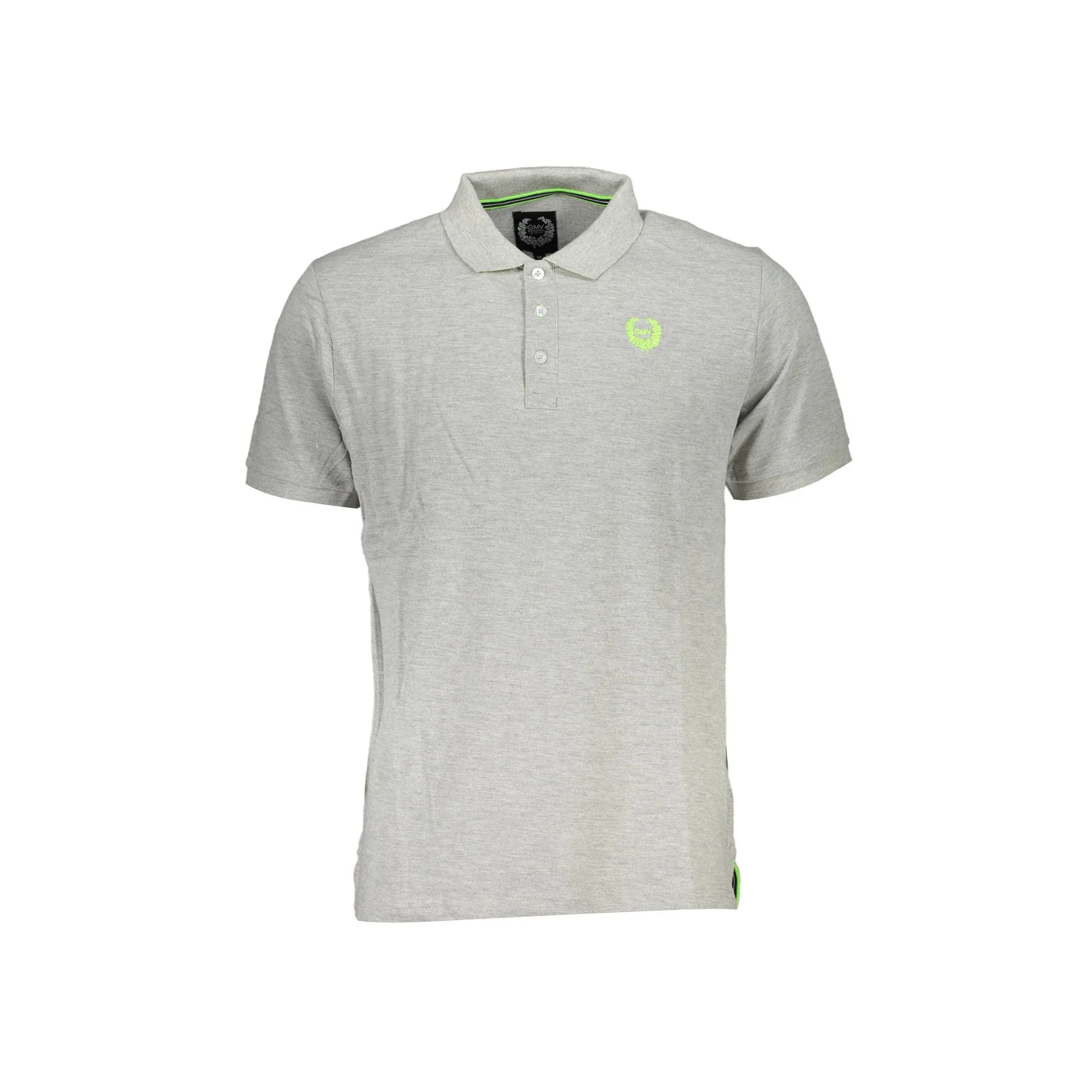 GIAN MARCO VENTURI POLO MANICHE CORTE UOMO GRIGIO