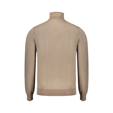 Norway 1963 Maglia Uomo Marrone Dolcevita con Ricamo e Logo Maglie - vista 2
