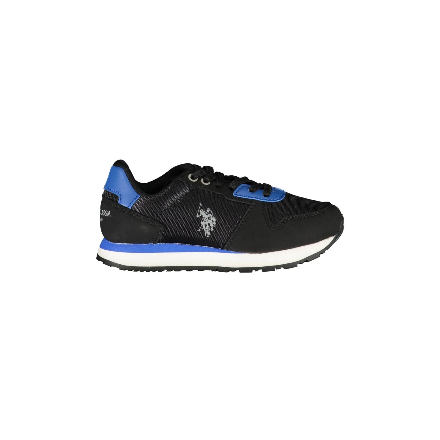 U.S. POLO ASSN. Scarpe Sneakers Bambino Nere con Dettagli a Contrasto Nero - foto prodotto