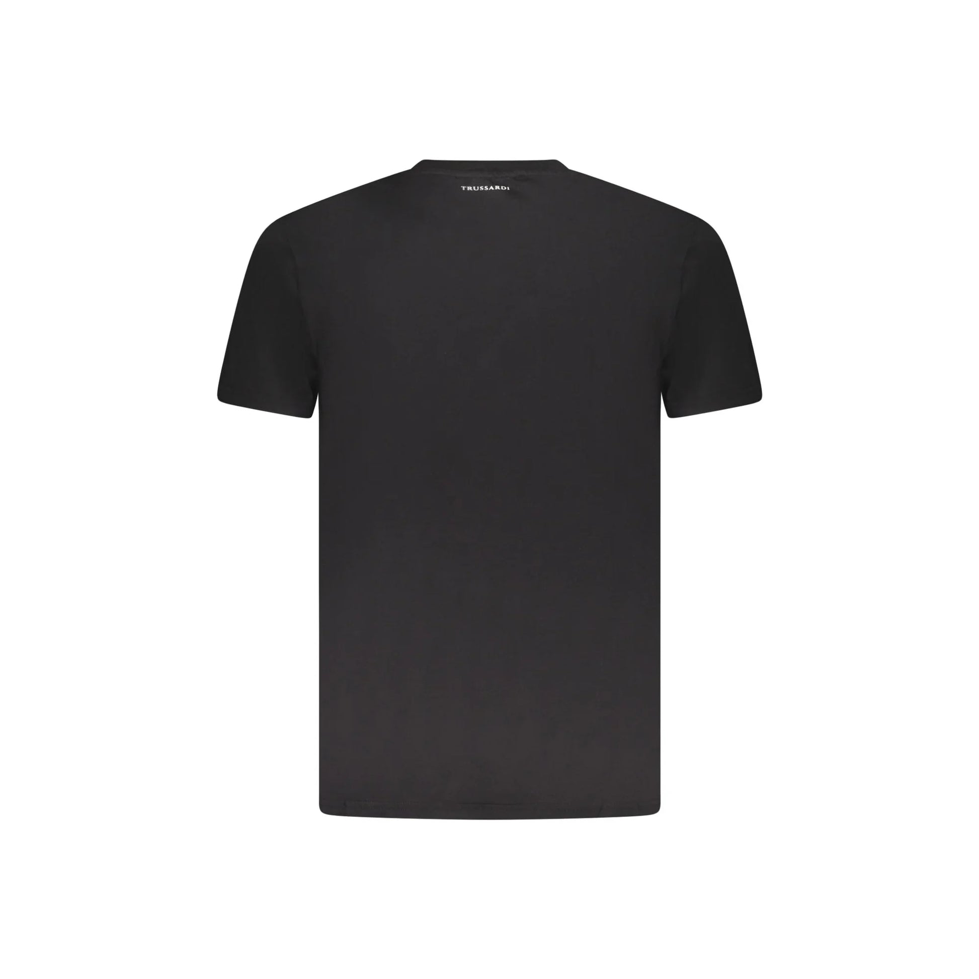 Trussardi T-Shirt Maniche Corte Uomo Nera Stampa Logo nero - vista 2