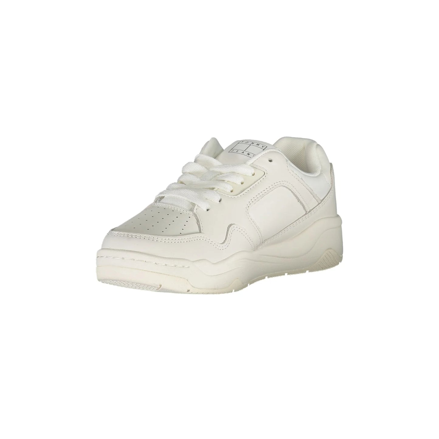 TOMMY HILFIGER Calzatura Sportiva Donna Bianca con Dettagli a Contrasto Sneakers bianco - vista 3