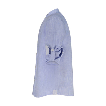 North Sails Camicia Maniche Lunghe Bambino Azzurra Ricamo Camicie azzurro - vista 3