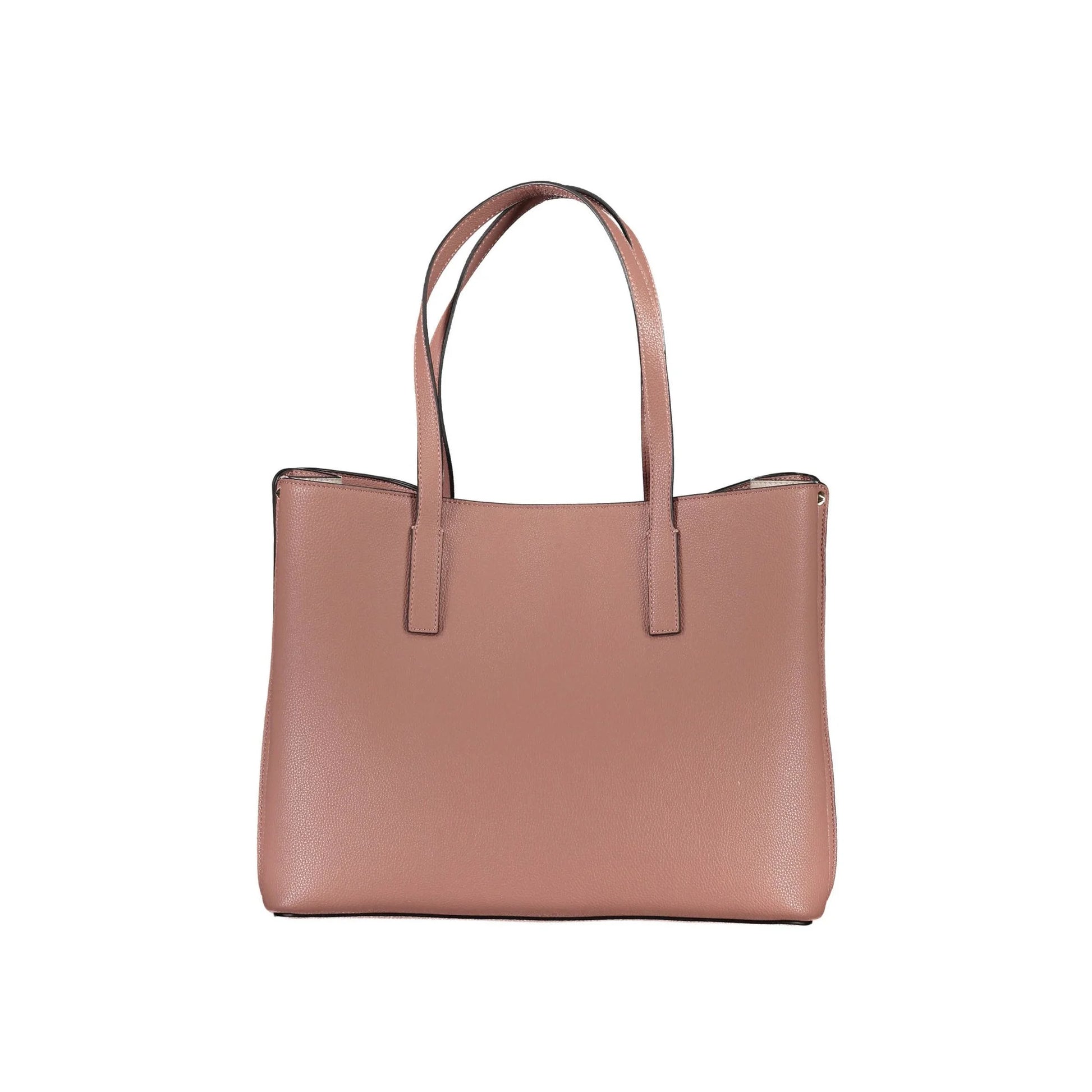 GUESS JEANS Borsa Donna Rosa Meridian a Spalla con Tasche Esterne e Zip Borse - vista 3