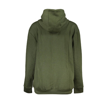 Cavalli Class Felpa Donna Verde con Cappuccio e Logo Felpe - vista 2