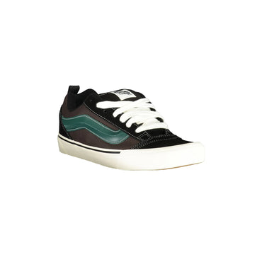 VANS Scarpe Sneakers Uomo Nere Knu Skool con Dettagli Verdi nero - vista 2