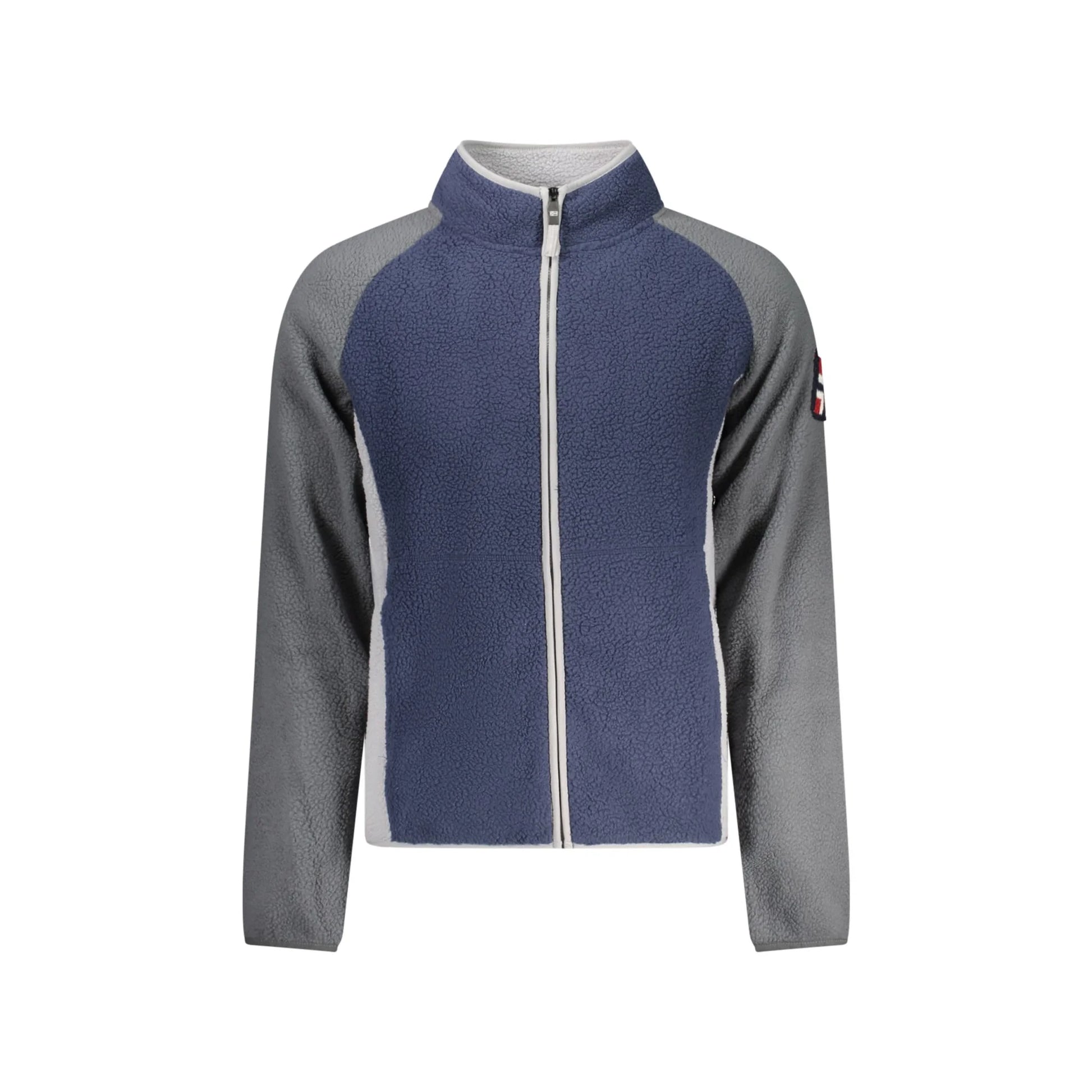 Norway 1963 Felpa Uomo Blu con Zip Pile Ricamo Logo Felpe - foto prodotto