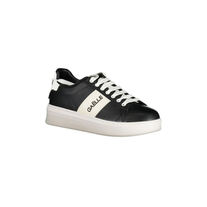 GAELLE PARIS Scarpe Sneakers Uomo Nere con Dettagli a Contrasto nero - vista 2