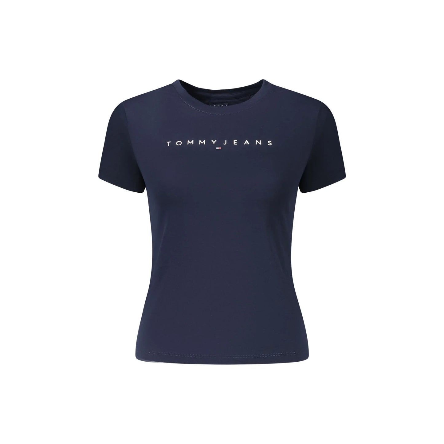 Tommy Hilfiger T-Shirt Maniche Corte Donna Blu Stampa Logo - foto prodotto