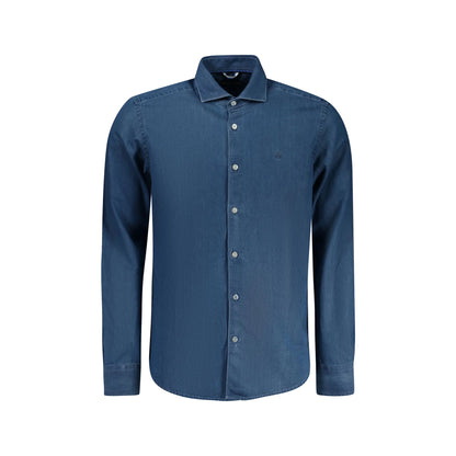 North Sails Camicia Maniche Lunghe Uomo Blu Ricamo Camicie - foto prodotto