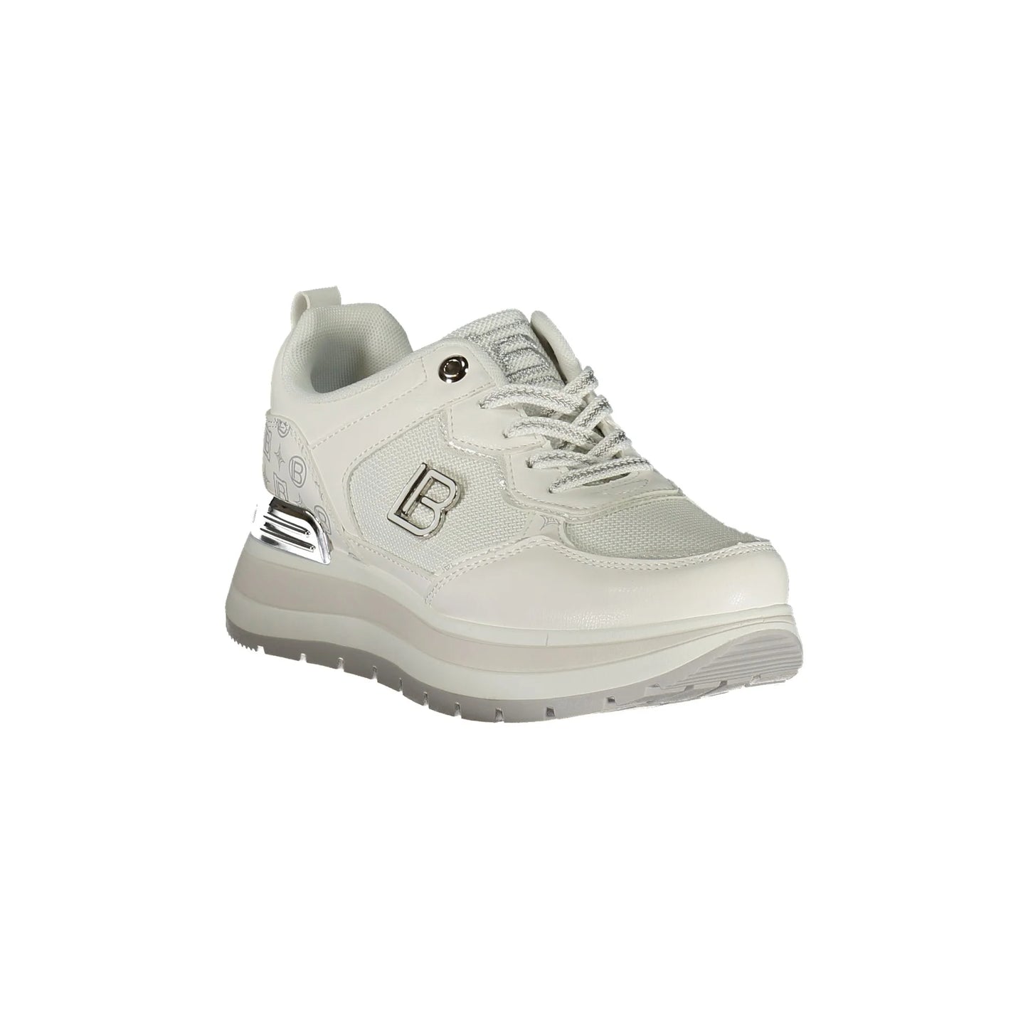Laura Biagiotti Sneakers Donna Bianche Dettagli a Contrasto bianco - vista 2