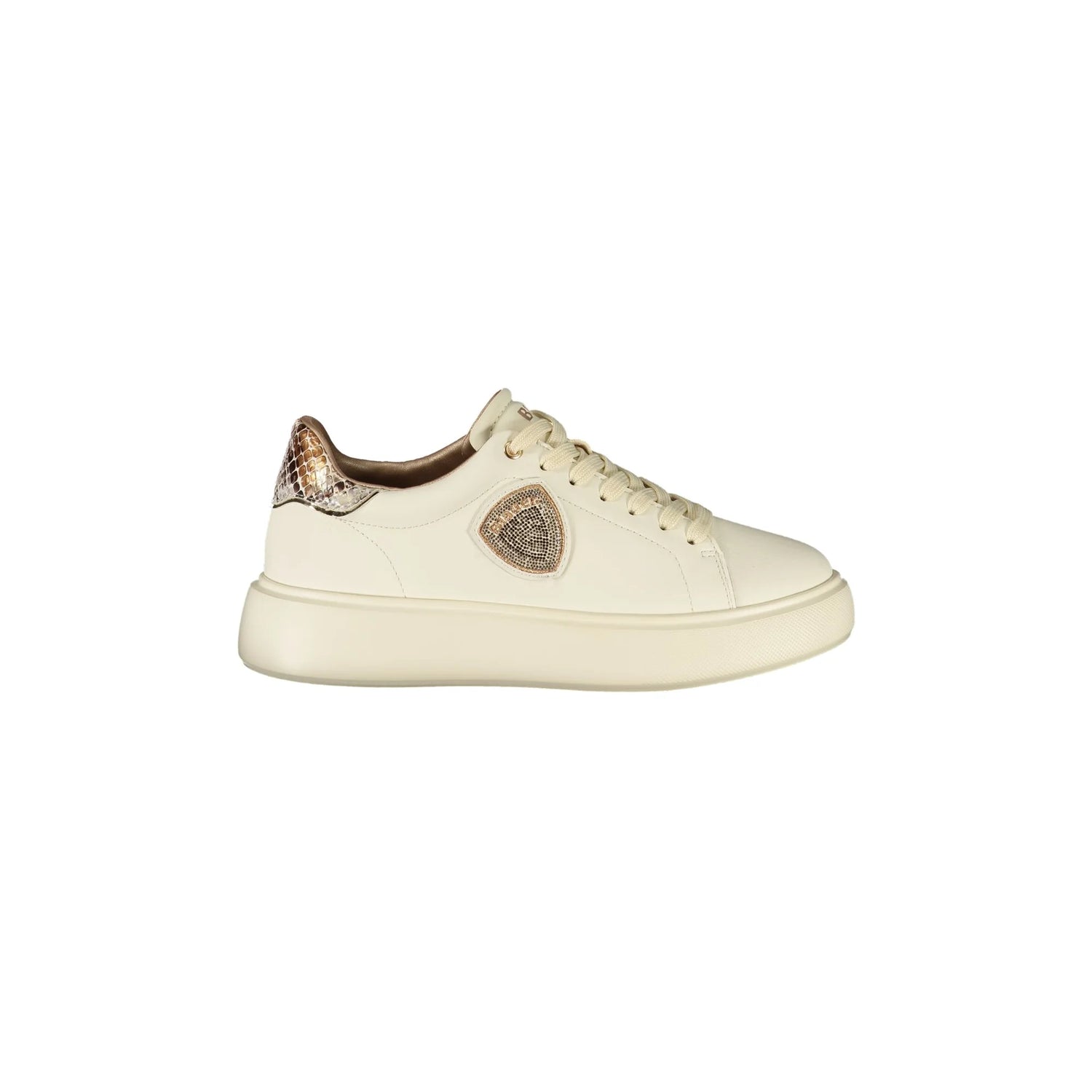 Blauer Sneakers donna Beige