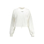 Calvin Klein Felpa Maniche Lunghe Donna Bianca Stampa Felpe Bianco - foto prodotto