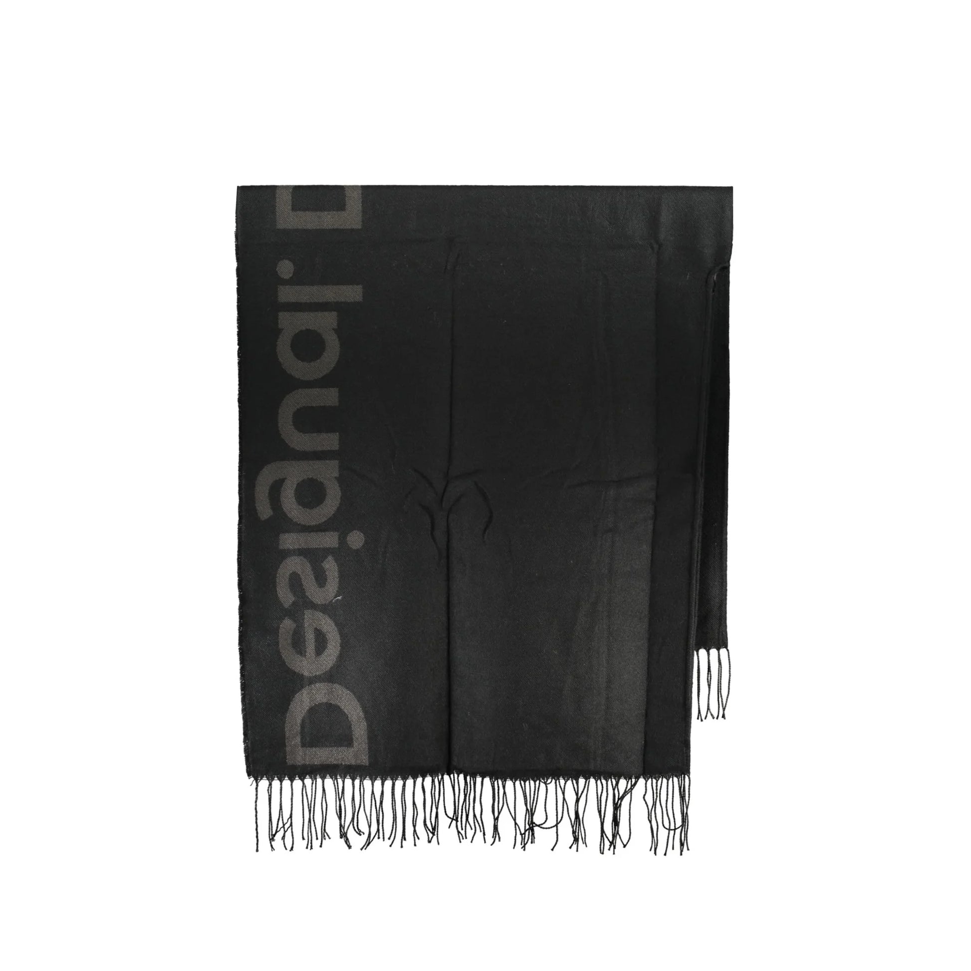 Desigual Maglia Poncho Donna Nero Logo Maglie - vista 2