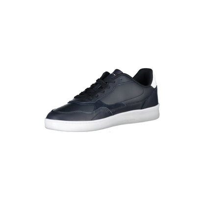 TOMMY HILFIGER Scarpe Sneakers Uomo Blu con Dettagli a Contrasto - vista 3