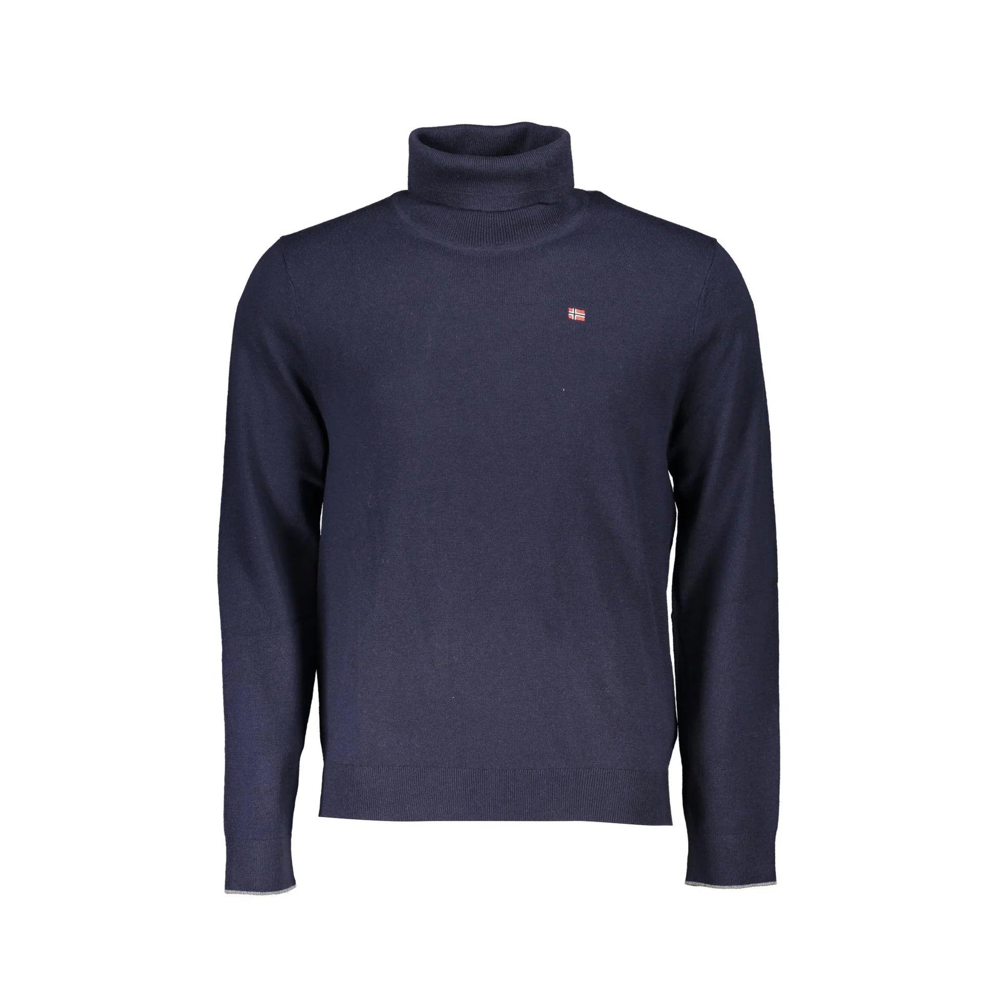 Napapijri Maglione Uomo Blu Ricamo Maglie - foto prodotto
