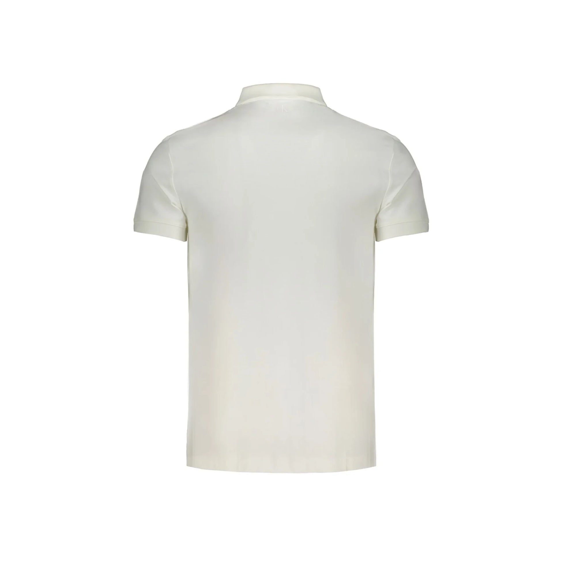 Calvin Klein Polo Maniche Corte Uomo Bianca Stampa Logo bianco - vista 2