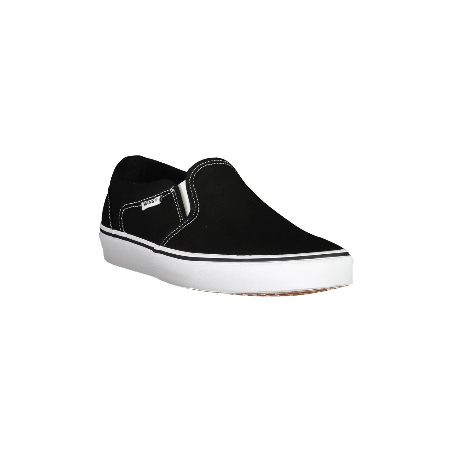 VANS Scarpe Sportive Uomo Nere con Suola a Contrasto Sneakers nero - vista 2