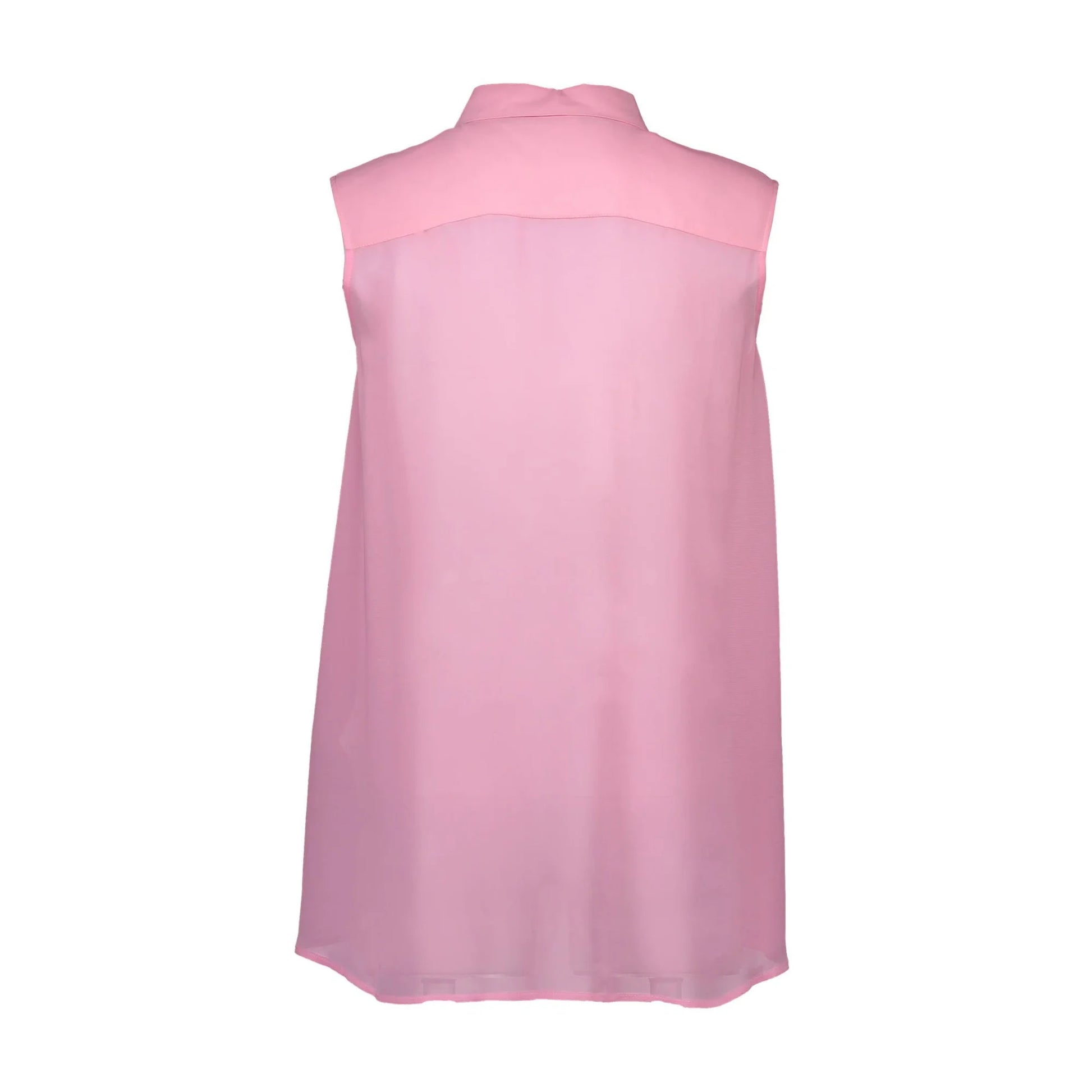 LOVE MOSCHINO CAMICIA SENZA MANICHE DONNA ROSA