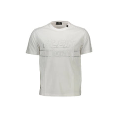 PLEIN SPORT T-Shirt Μανίκια Κοντά Ανδρική Λευκή Εκτύπωση Λογότυπο