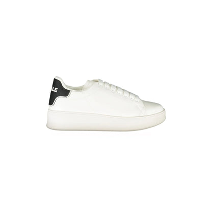 GAELLE PARIS Scarpe Sneakers Uomo Bianche con Dettagli a Contrasto Bianco - foto prodotto
