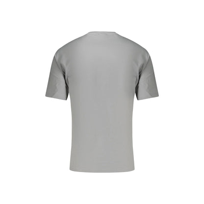 Napapijri T-Shirt Maniche Corte Uomo Grigia Ricamo grigio - vista 2