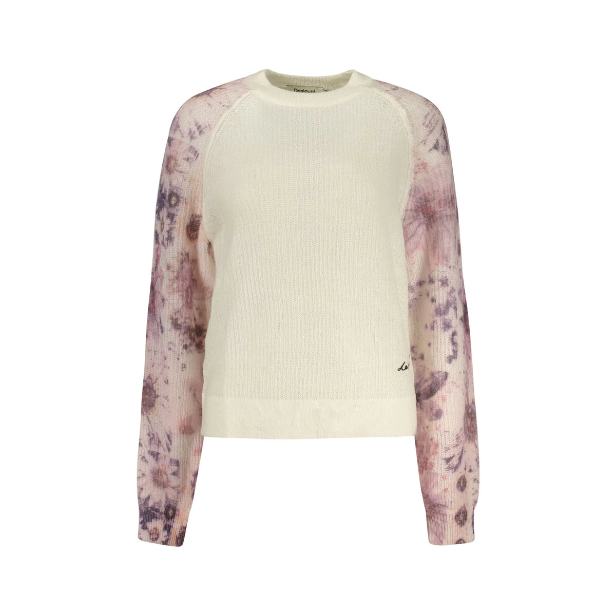 DESIGUAL MAGLIA DONNA BIANCO