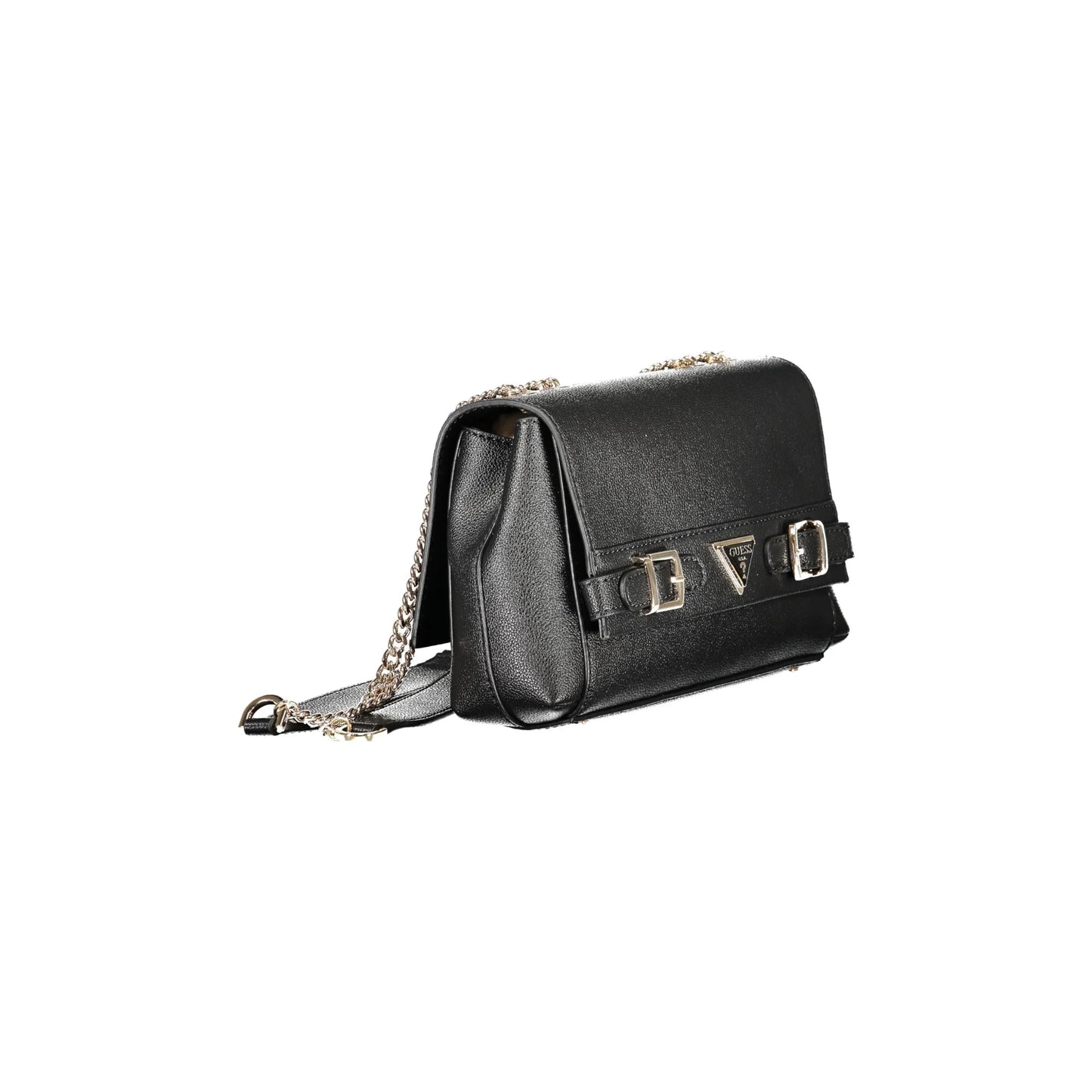 Guess Jeans Borsa a Spalla Donna Nera Logo Borse nero - vista 3