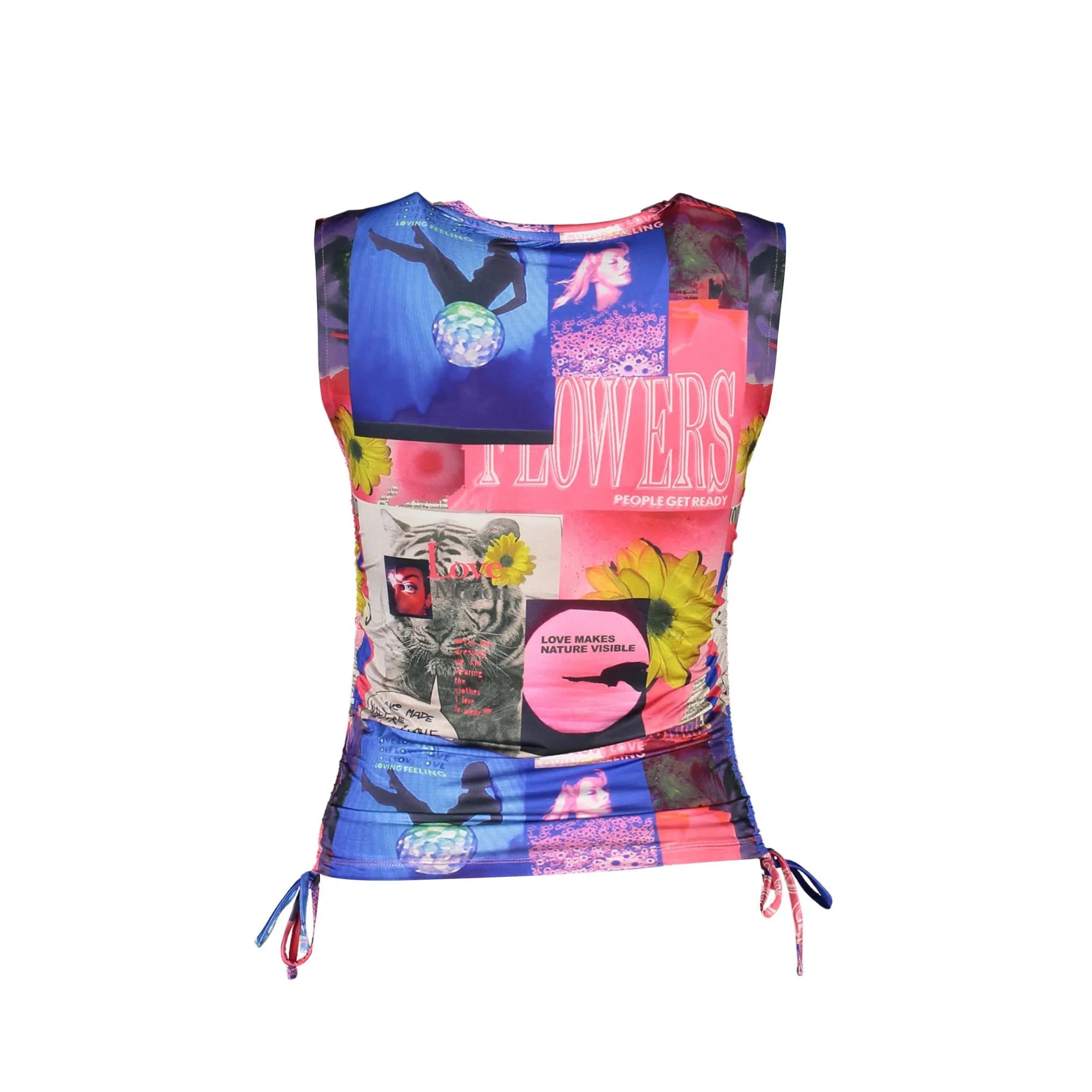 DESIGUAL CANOTTA DONNA BLU