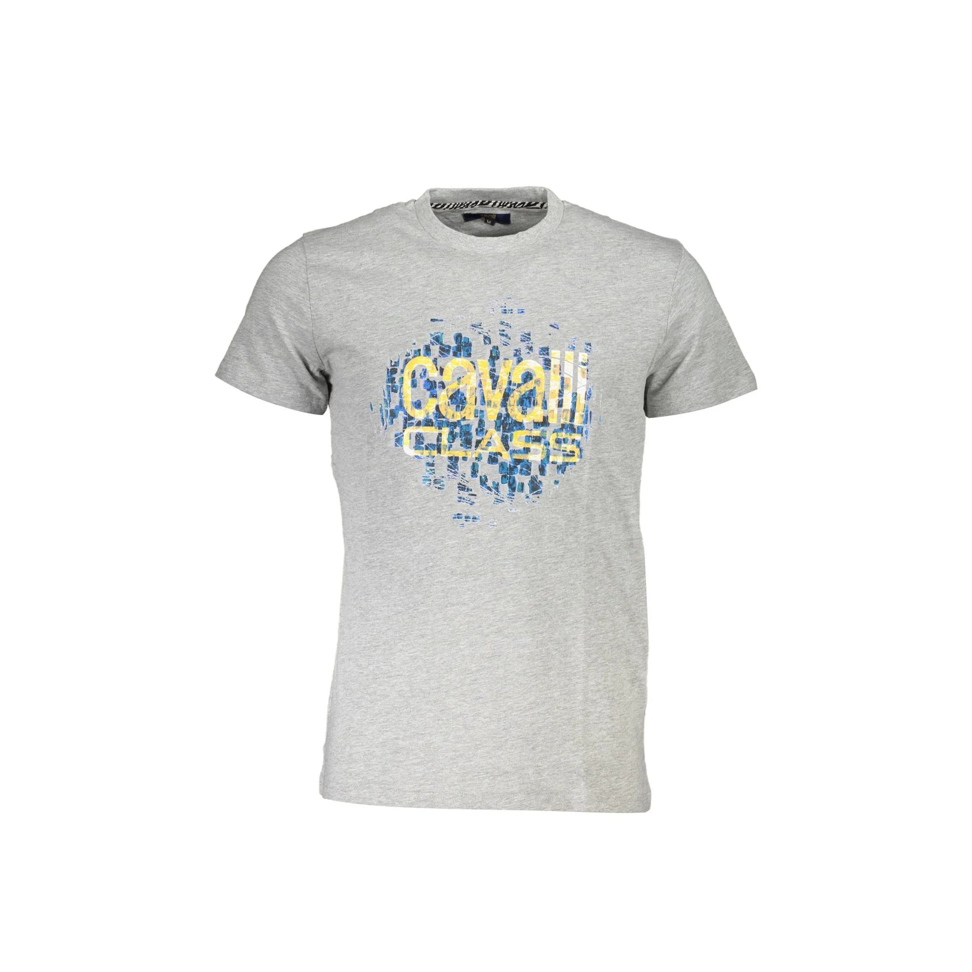 CAVALLI CLASS T-SHIRT MANICHE CORTE UOMO GRIGIO