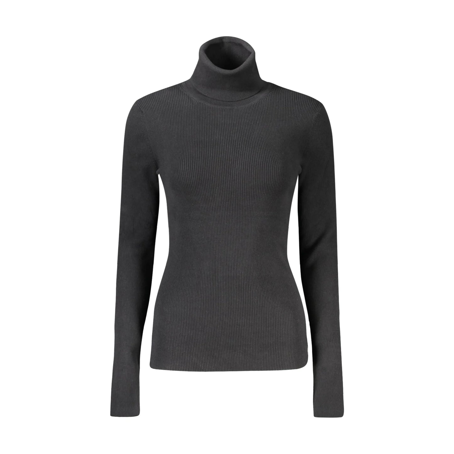 Calvin Klein Maglione Donna Nera Applicazione Logo Maglie Nero - foto prodotto