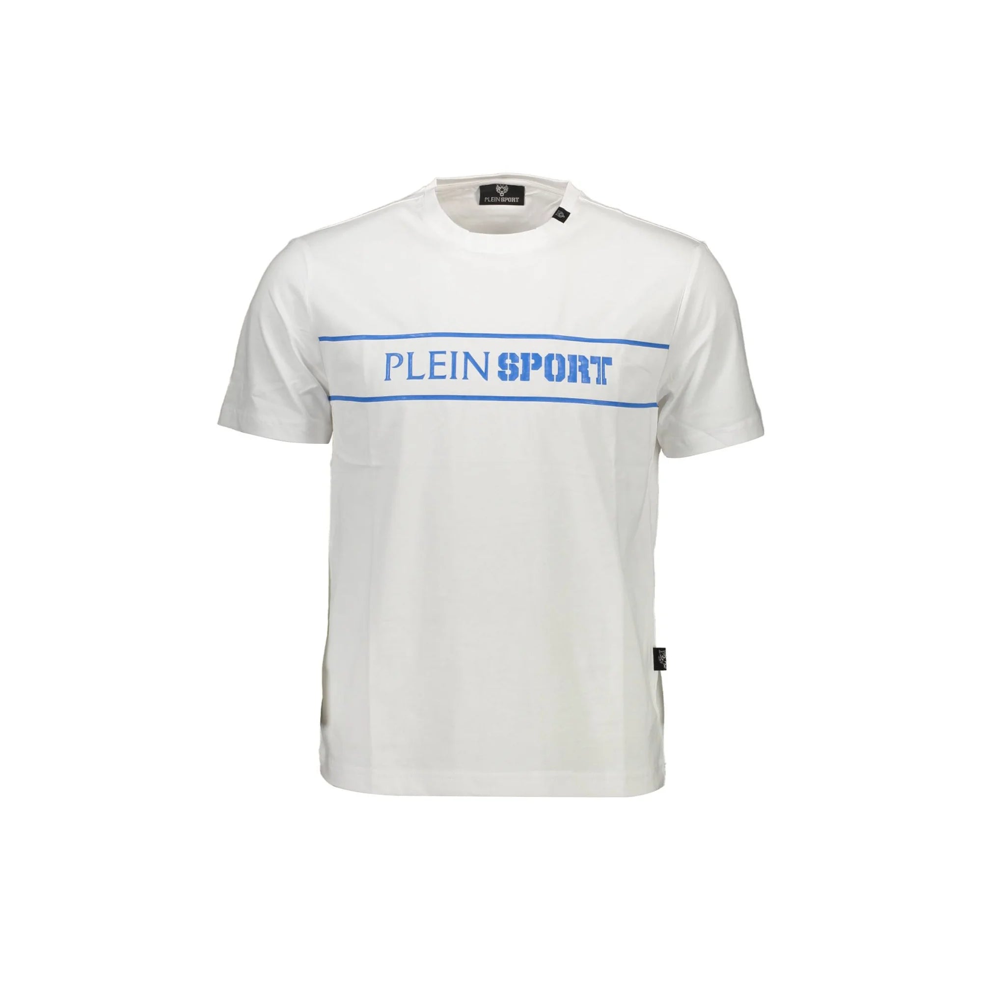 PLEIN SPORT T-SHIRT MANICHE CORTE UOMO BIANCO