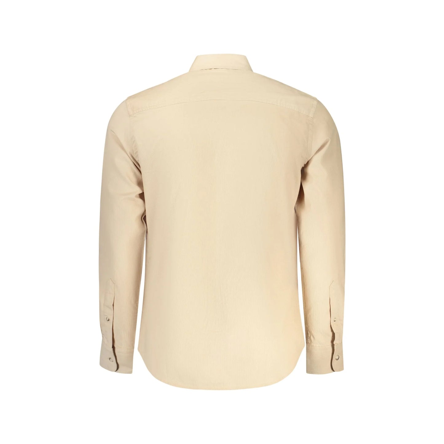 North Sails Camicia Maniche Lunghe Uomo Beige Ricamo Camicie - vista 2