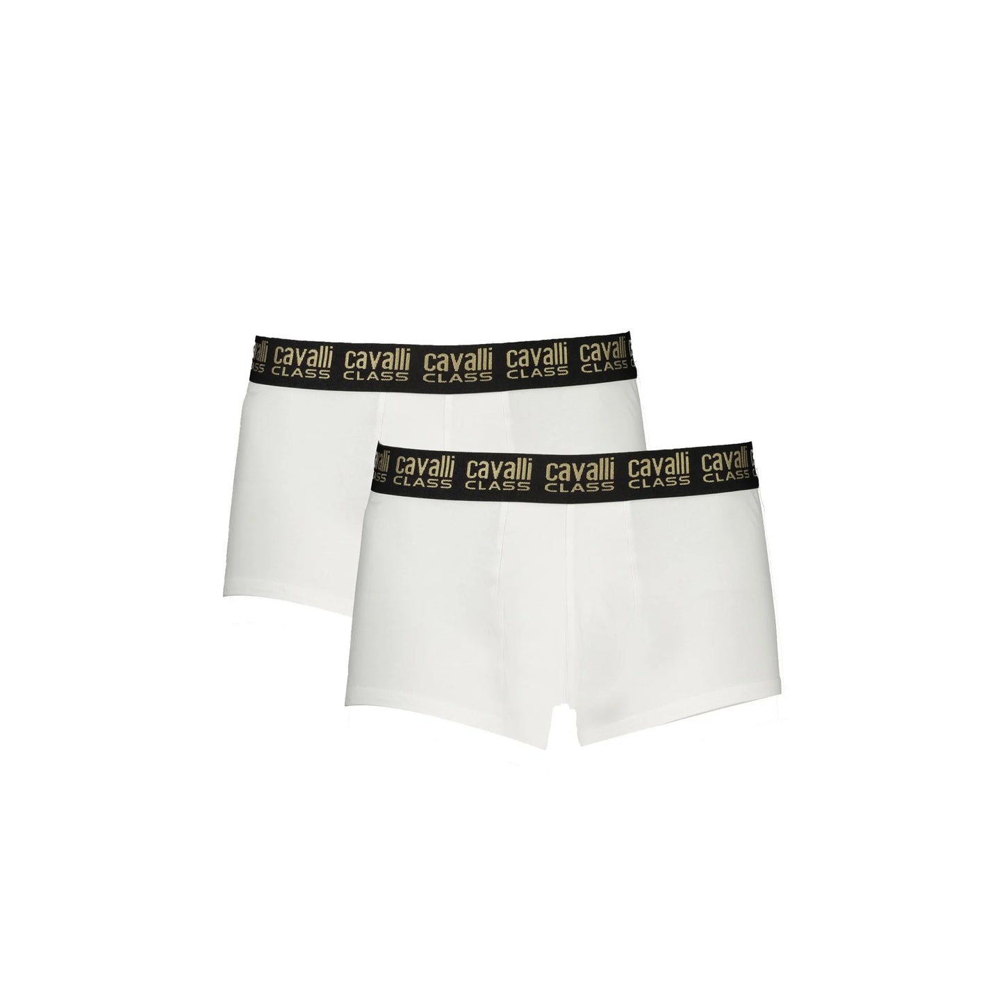 Cavalli Class Boxer Uomo Bianco Parigamba Bi-Pack Logo Intimo - foto prodotto