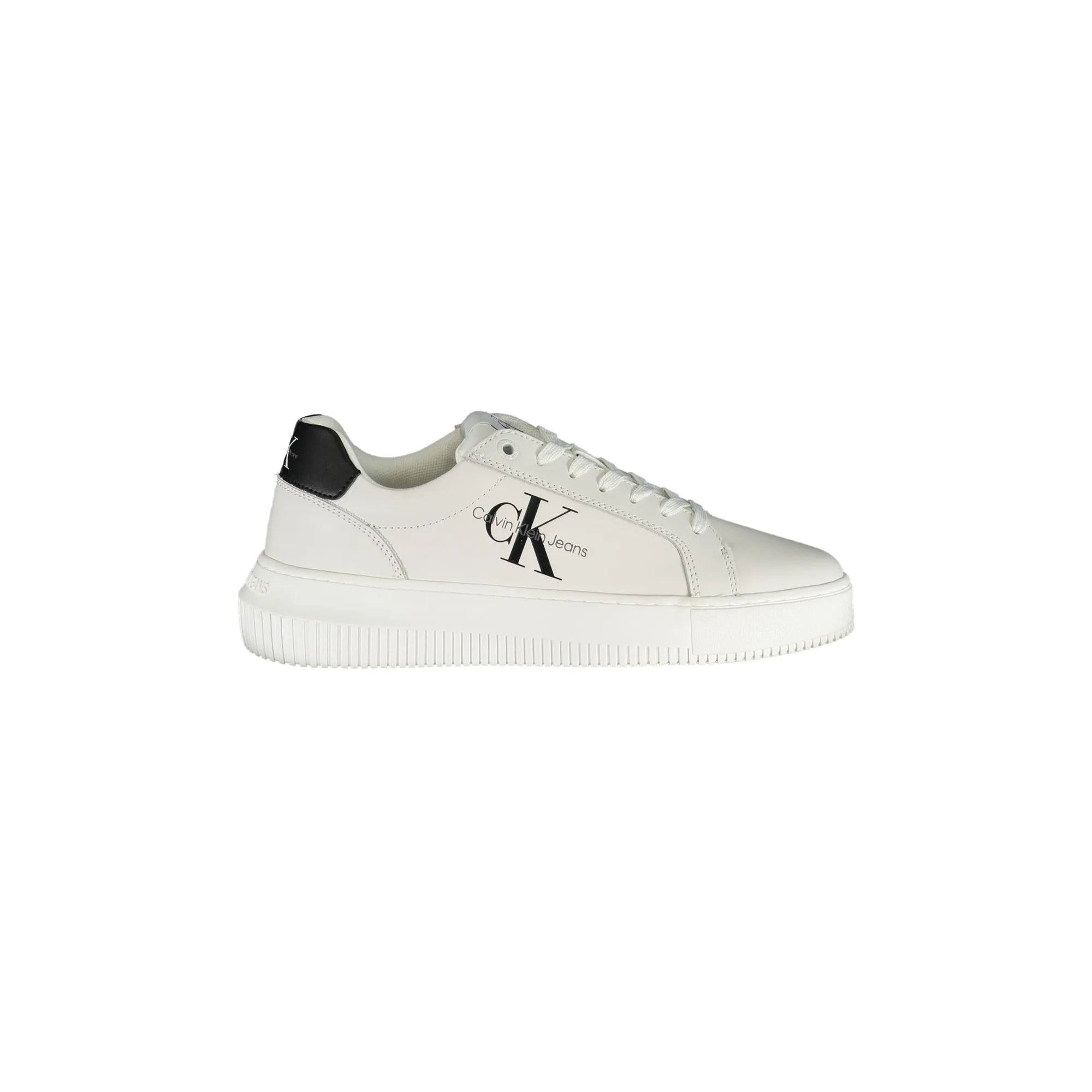CALVIN KLEIN Calzatura Sportiva Donna Bianca con Dettagli a Contrasto Sneakers Bianco - foto prodotto