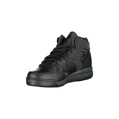 FILA Scarpe Sneakers Alte Uomo Nere con Lacci e Logo nero - vista 3