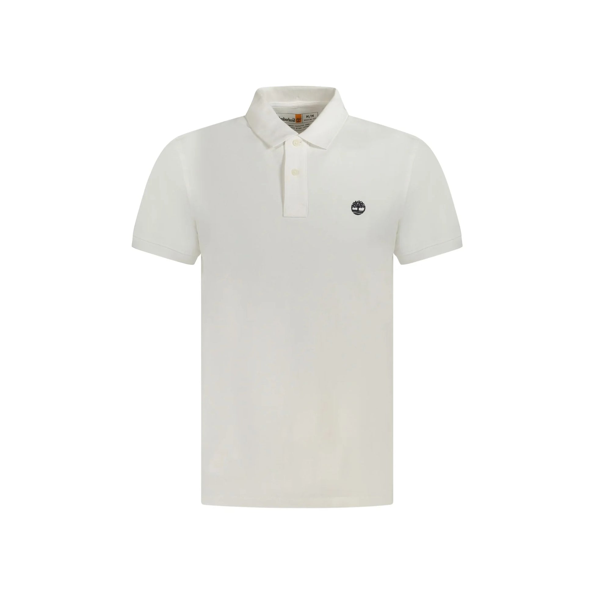 Timberland Polo Maniche Corte Uomo Bianca Ricamo Bianco - foto prodotto