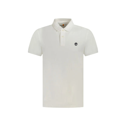 Timberland Polo Maniche Corte Uomo Bianca Ricamo Bianco - foto prodotto
