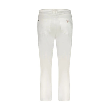 Guess Jeans Donna Bianco Foulard Removibile Logo - vista 2