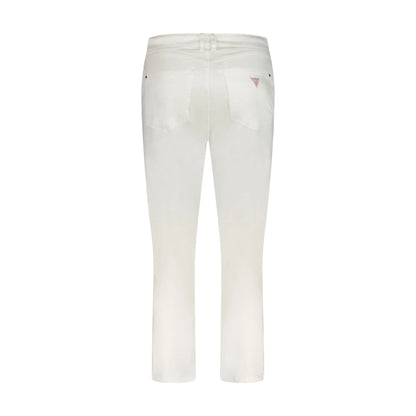Guess Jeans Donna Bianco Foulard Removibile Logo - vista 2