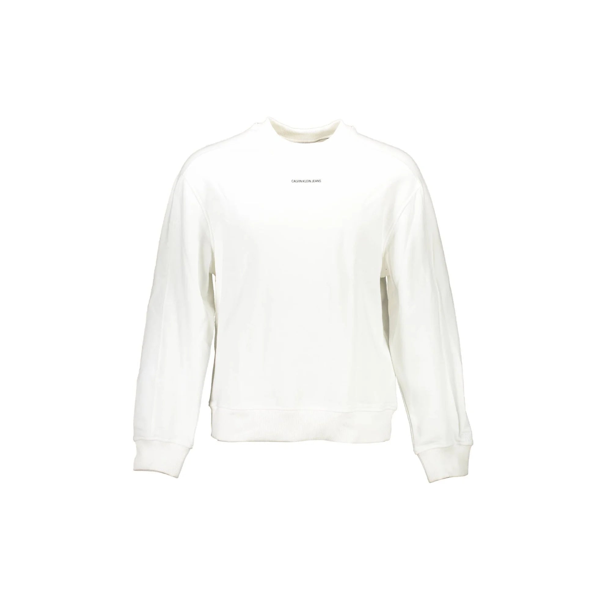 CALVIN KLEIN FELPA SENZA ZIP UOMO BIANCO