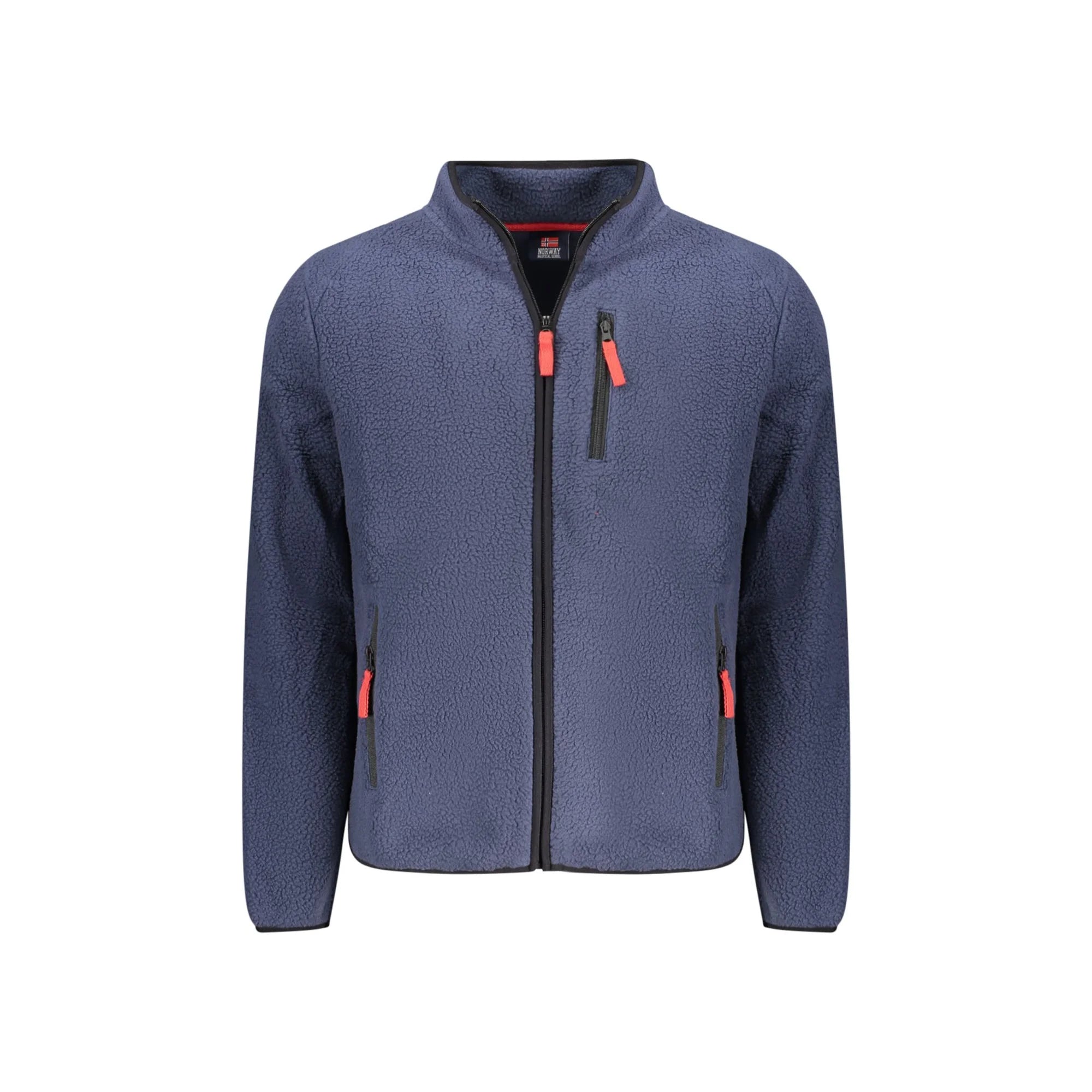 NORWAY 1963 FELPA CON ZIP UOMO BLU