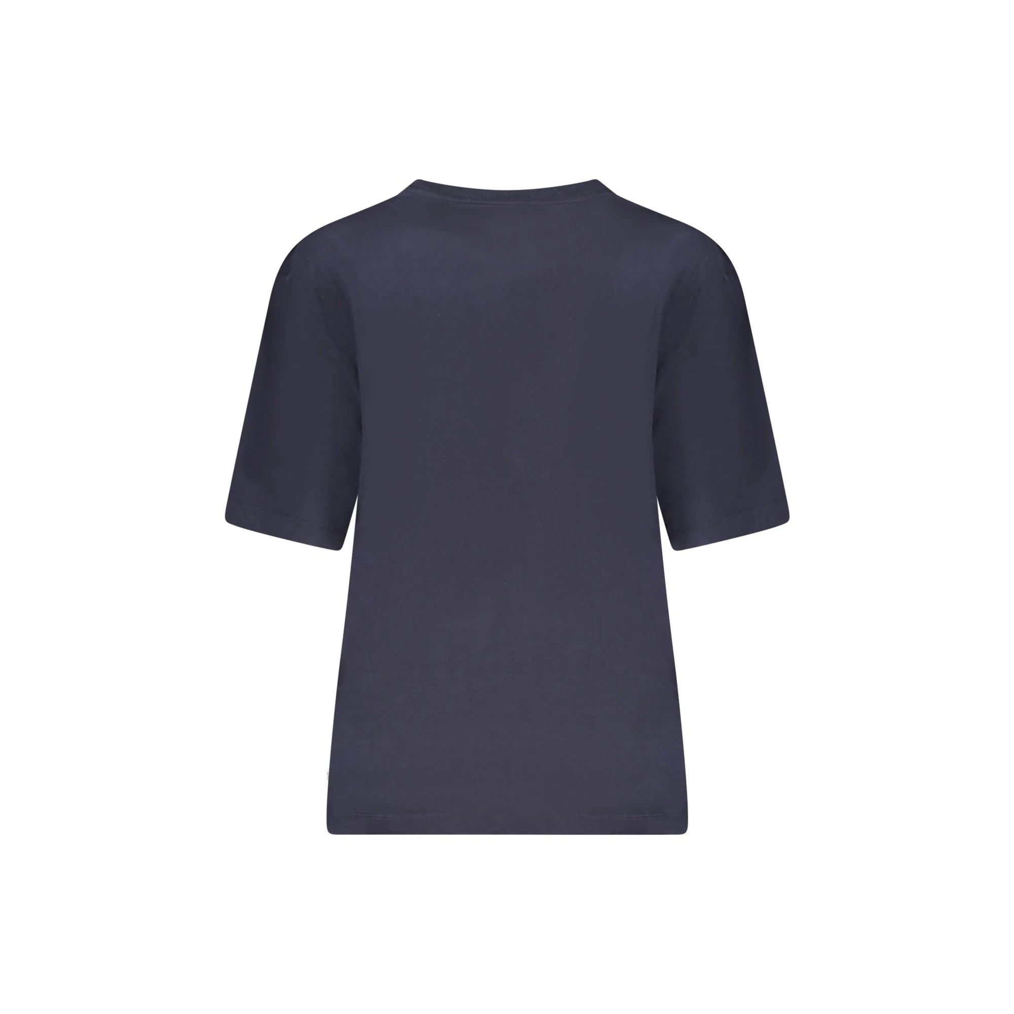 GUESS JEANS T-SHIRT MANICHE CORTE DONNA BLU