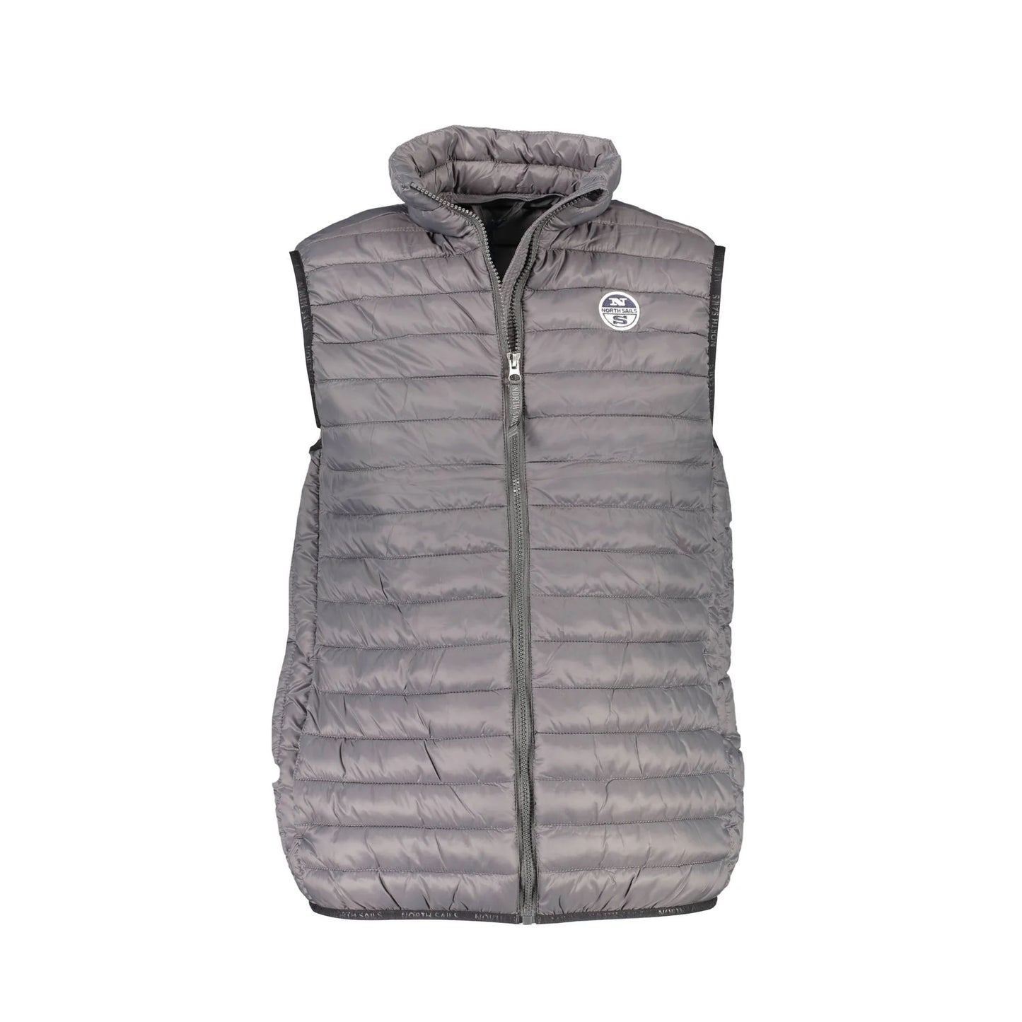 North Sails Smanicato Uomo Grigio con Logo Giubbotti e Giacche - foto prodotto