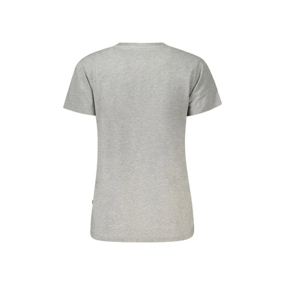 Guess Jeans T-Shirt Maniche Corte Donna Grigia Stampa Logo grigio - vista 2