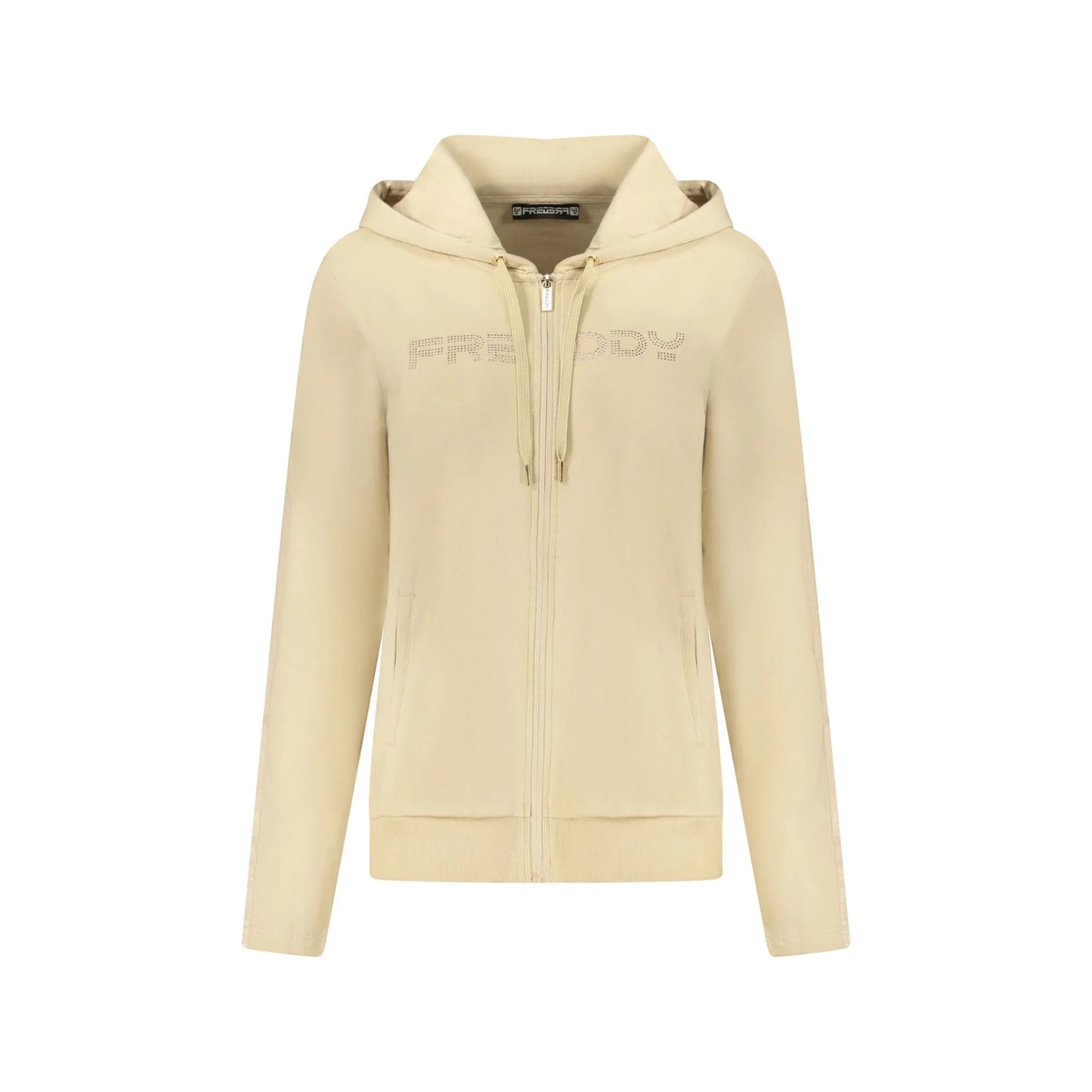 Freddy Felpa Maniche Lunghe Donna Beige Zip Felpe - foto prodotto