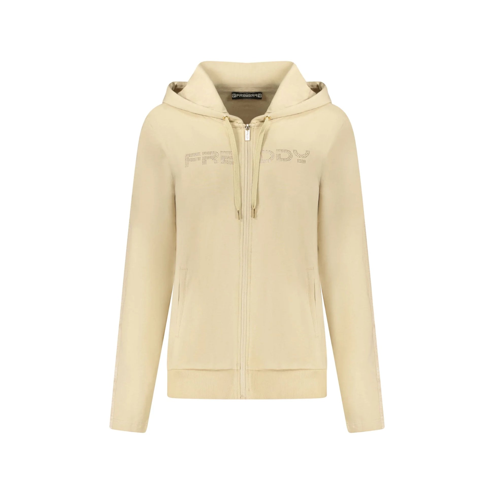 Freddy Felpa Maniche Lunghe Donna Beige Zip Felpe - foto prodotto