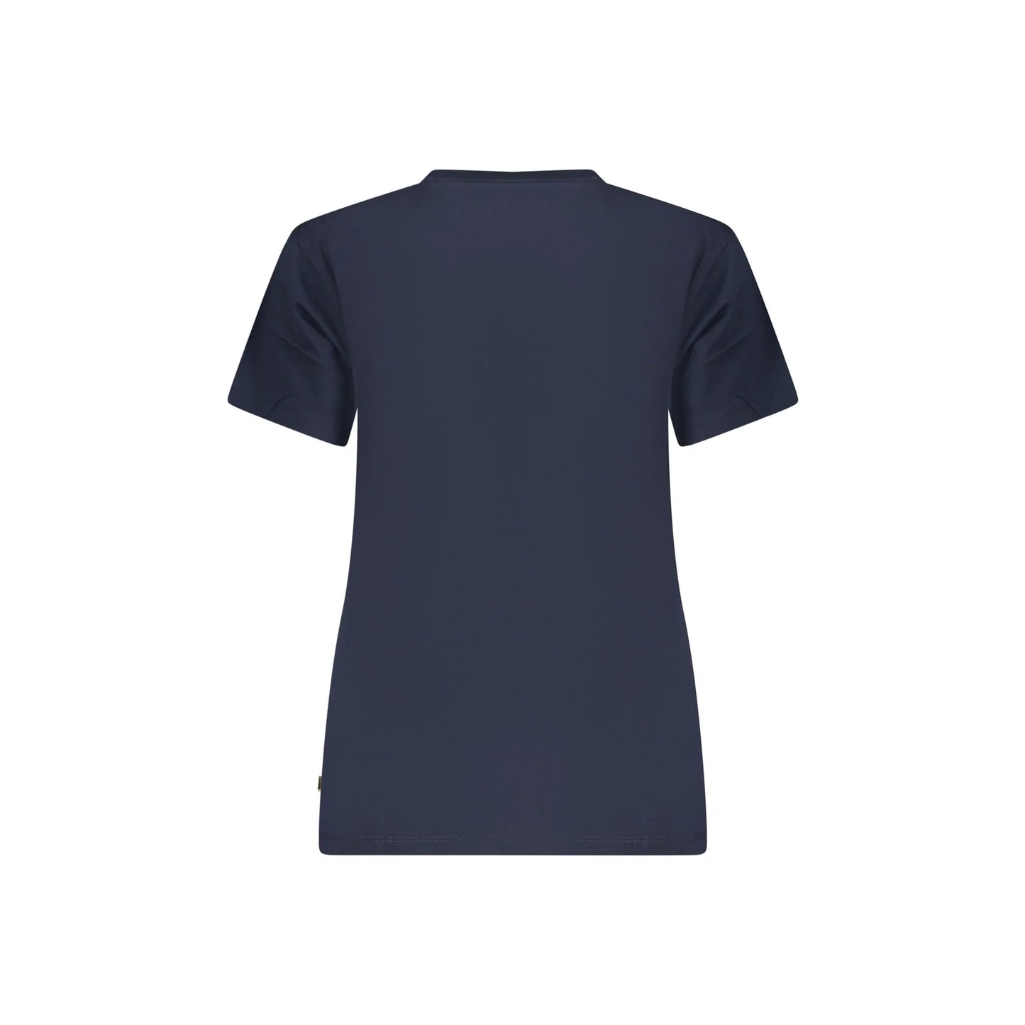 GUESS JEANS T-SHIRT MANICHE CORTE DONNA BLU
