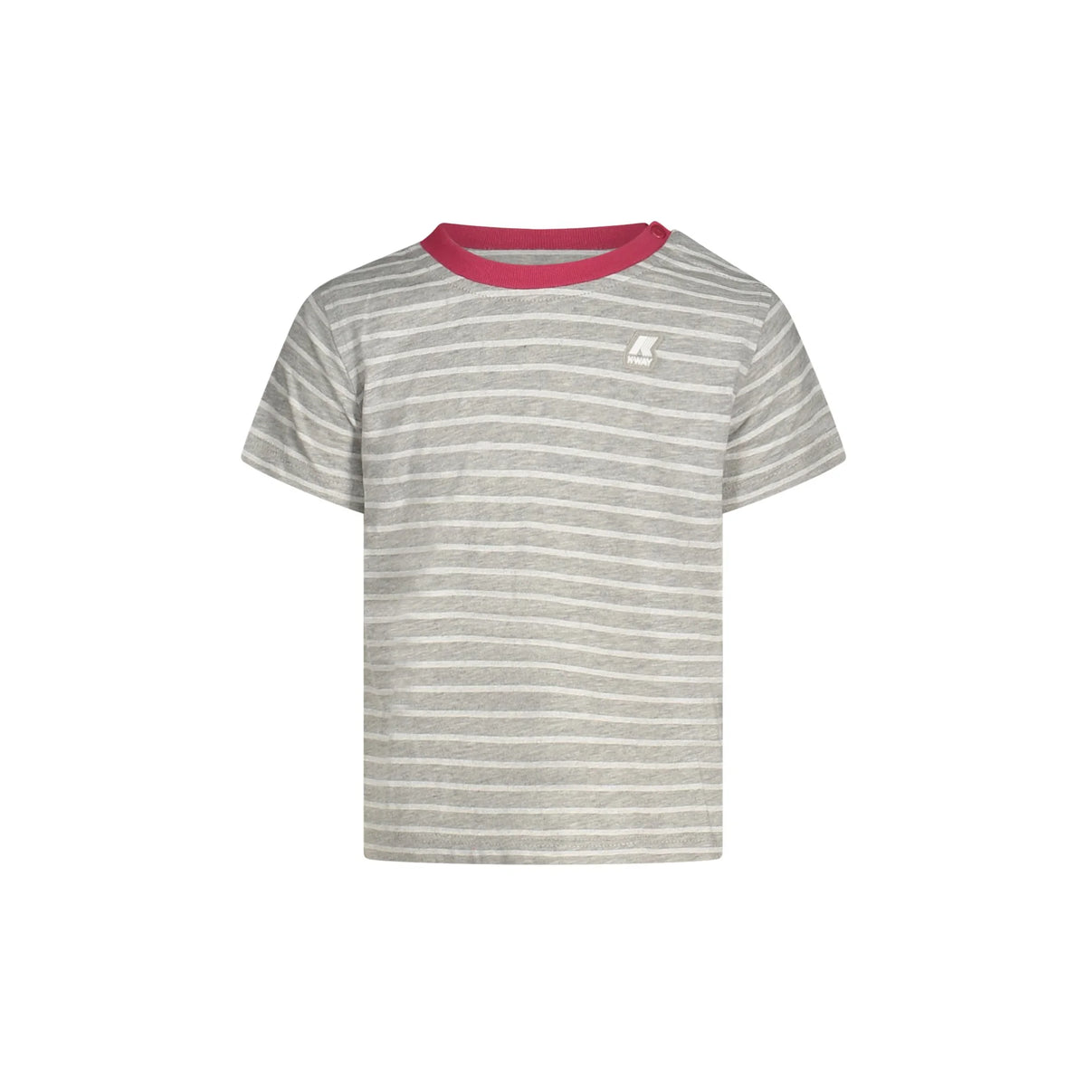 K-WAY T-SHIRT MANICHE CORTE BAMBINA GRIGIO